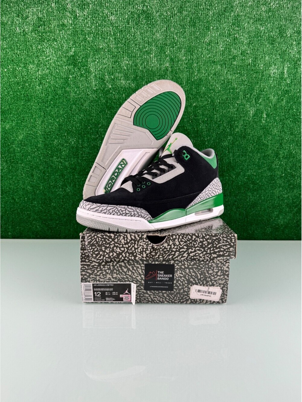 Size 12 - Jordan 3 Retro Mid Pine Green CLEAN!